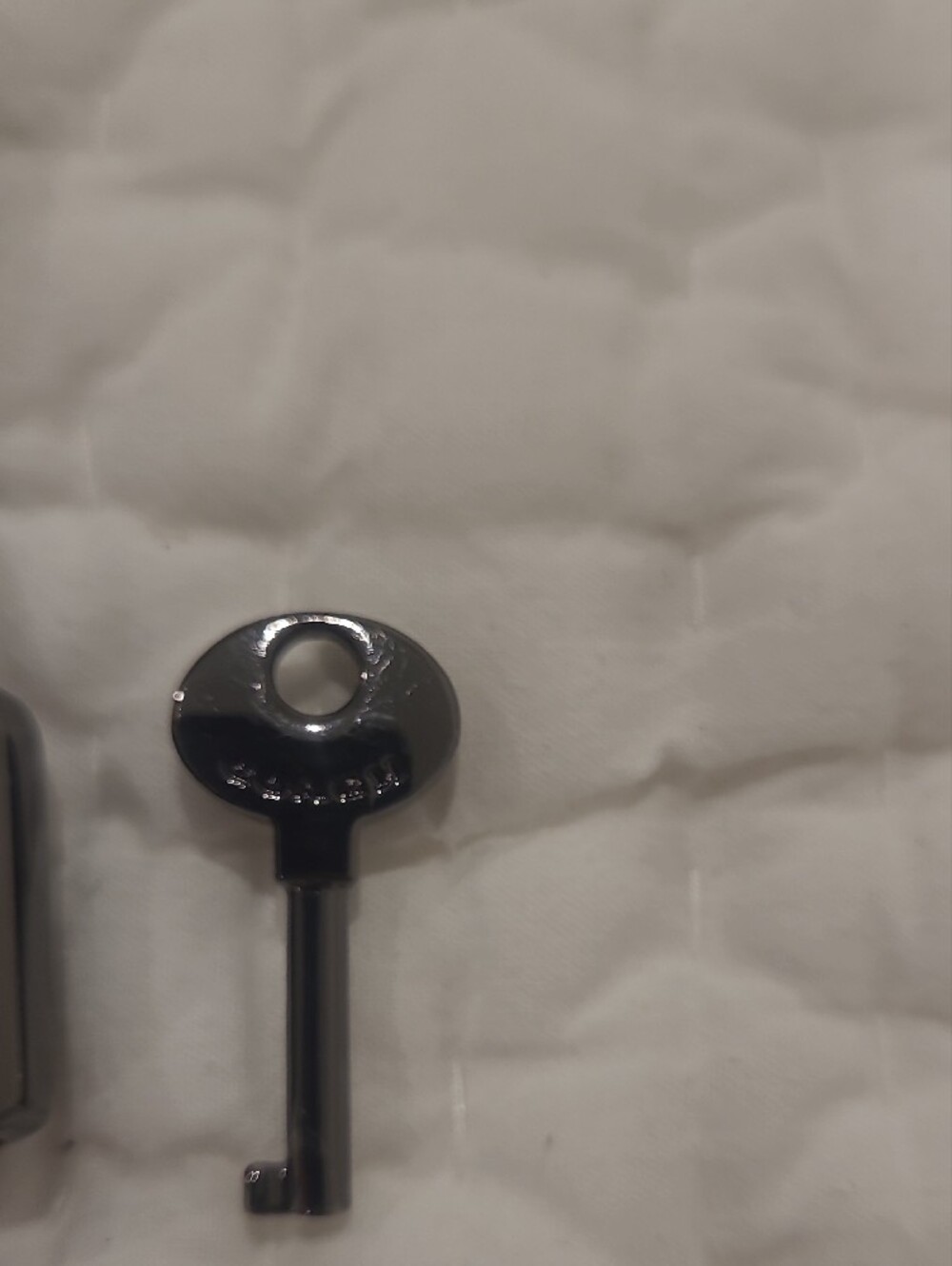Coach Gunmetal Lock And Key Charm - Picture 2 of 7